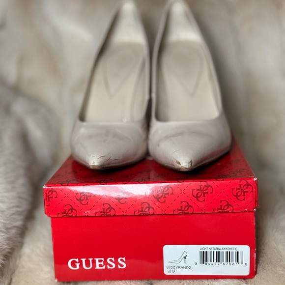 Guess Women's Beige Heels - Picture 2 of 5